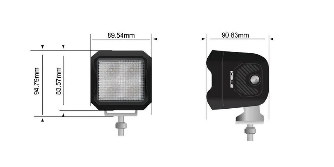 STEDI G4 Black HYBRID Work LED